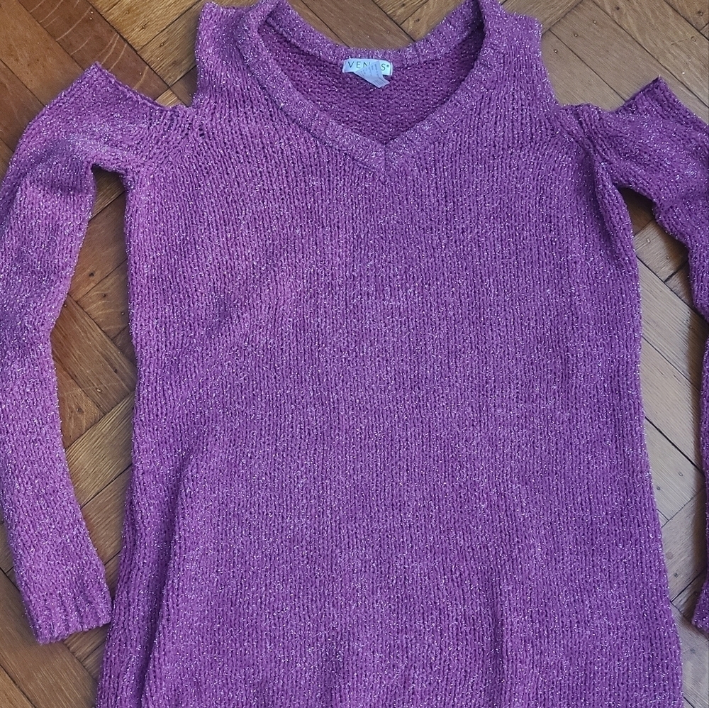 Sweater Cold Shoulder Pink New Venus xs Jp๐ฅ๐ฅ๐ฅ๐ฅ - Picture 2 of 8